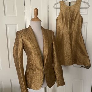 Rag & bone gold blazer size 0 resort 2013